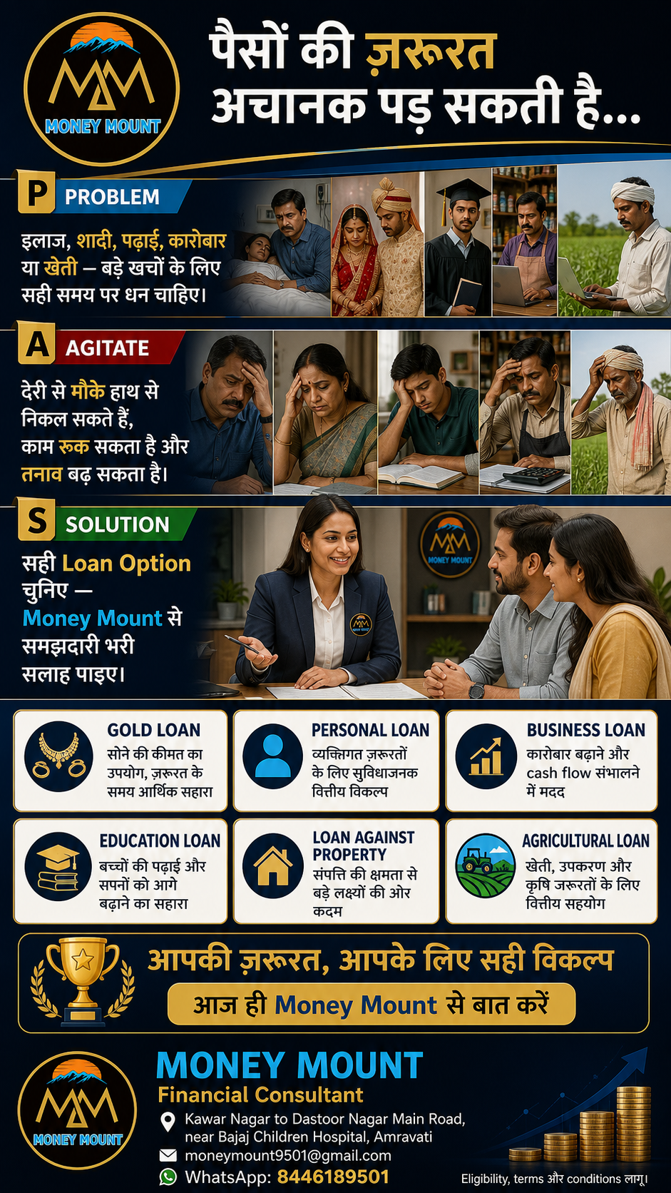 Money Mount — Loan services PAS campaign