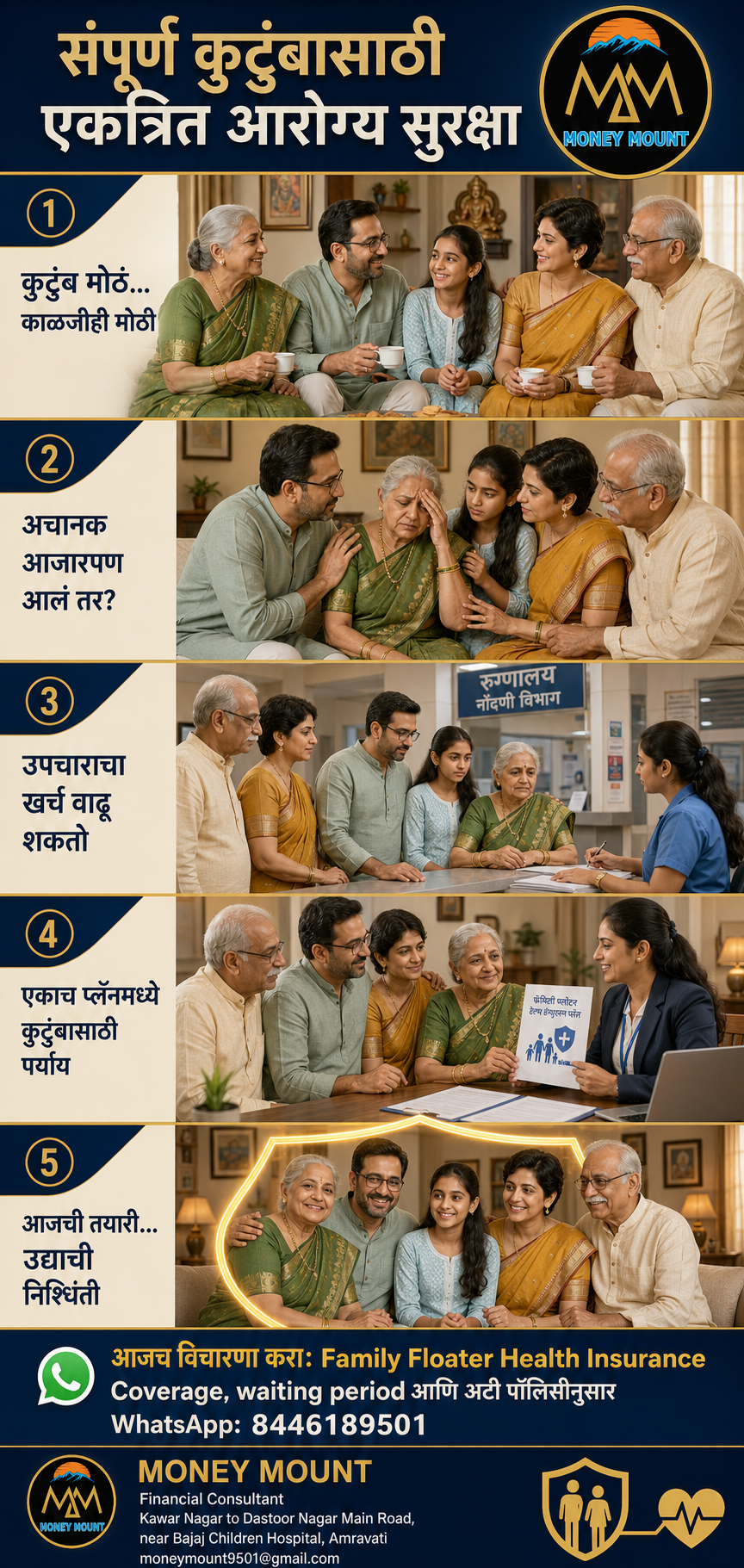 Money Mount — Family floater Marathi campaign